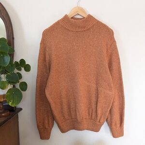 aerie | Oversized Knit Sweater | Orange | Medium